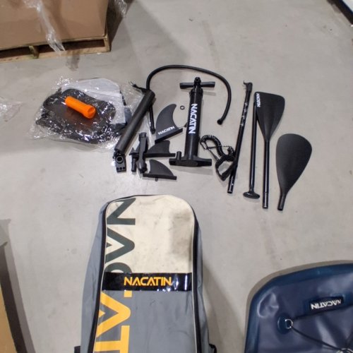 NACATIN COMPLETE SUP SETUP WITH PADDLE BOARD - 12FT - DEEP BLUE image 3