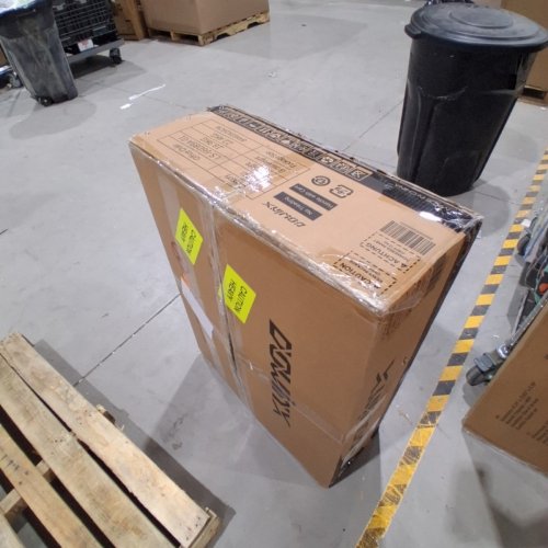 DOWINX ERGONOMIC COMPUTER CHAIR WITH FOOTREST AND MASSAGE LUMBAR SUPPORT - 350LB MAX - BLACK (MODEL: LS-66D89A-01) image 3