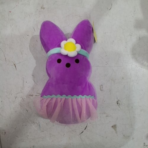 PEEPS DRESS-UP PLUSH BUNNY TOY - 12" - PURPLE (STYLE: 213203-A) image 3
