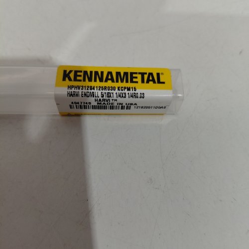 KENNAMETAL HARVI END MILL - 5/16 X 1 1/4 X 3 (MODEL: HPHV31284125R030) image 2