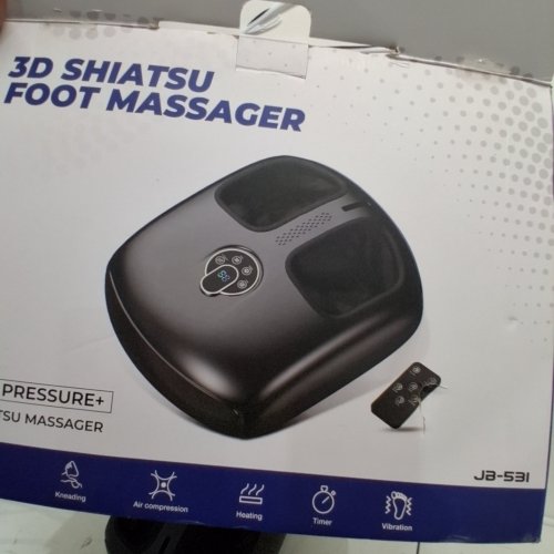 HTM 3D SHIATSU FOOT MASSAGER WITH HEAT - BLACK (MODEL: JB-531) image 3