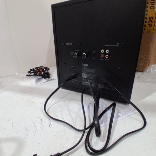 EDIFIER T5 POWERED SUBWOOFER WITH 8" DRIVER AND LOW PASS FILTER - 70W - BLACK (MODEL: EDF100085) image 2