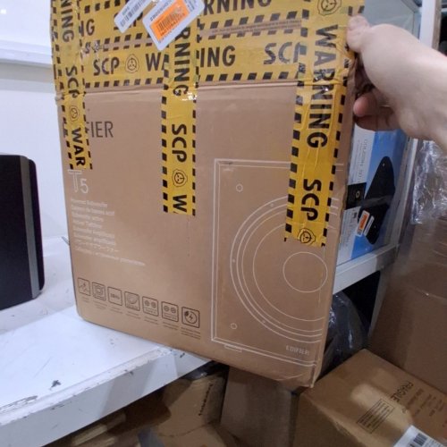EDIFIER T5 POWERED SUBWOOFER WITH 8" DRIVER AND LOW PASS FILTER - 70W - BLACK (MODEL: EDF100085) image 5