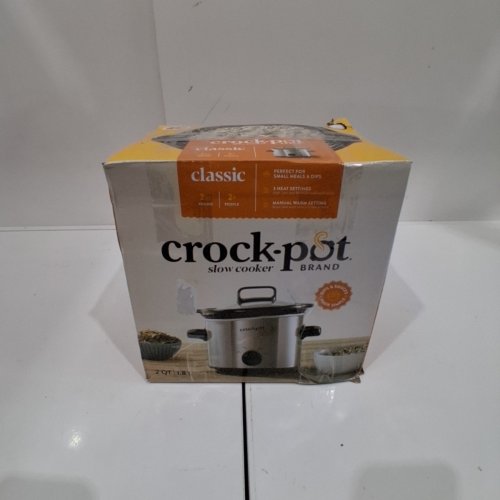 CROCKPOT STAINLESS STEEL SLOW COOKER WITH HIGH, LOW, AND WARM HEAT SETTINGS - 2QT - SILVER - (MODEL: CPSCRM20-S) image 4