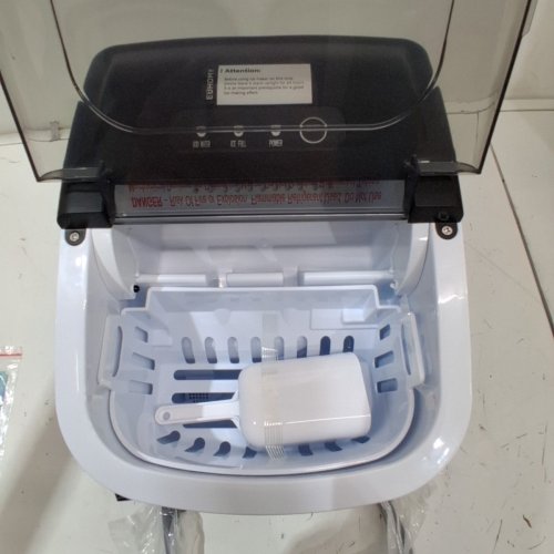 EUHOMY COUNTERTOP ICE MAKER - MAKES 26LBS/DAY - BLACK (MODEL: IM-06D) image 4