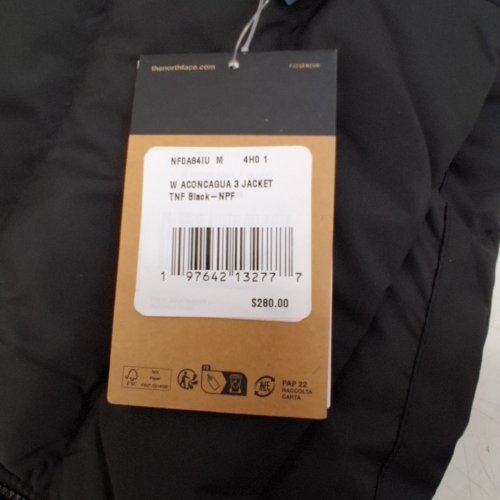 WOMEN'S THE NORTH FACE ACONCAGUA 3 JACKET - MEDIUM - BLACK (STYLE: NF0A84IU) image 5