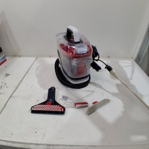 HOOVER CLEANSLATE PORTABLE CARPET & UPHOLSTERY SPOT CLEANER & STAIN REMOVER - 40OZ DUAL TANKS - RED/GREY (MODEL: FH14001VCD) image 2