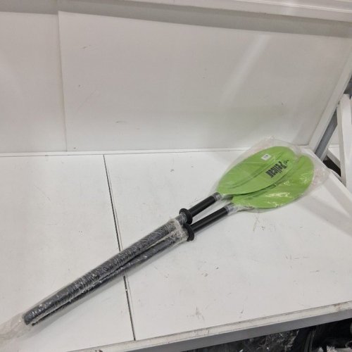 2PC PELICAN STANDARD KAYAK PADDLE WITH DRIP RINGS - 90" - LIME GREEN/BLACK (MODEL: PS1966-00) image 3