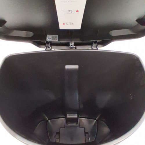 SIMPLEHUMAN SEMI-ROUND TRASH CAN - 50L - BLACK (MODEL: CW1355) image 3
