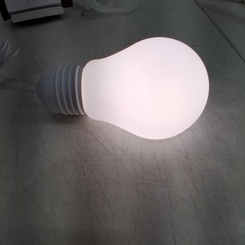 USB-POWERED HALF-BULB LED LAMP - 8" - WHITE image 2