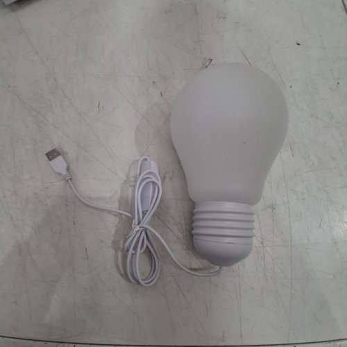 USB-POWERED HALF-BULB LED LAMP - 8" - WHITE image 3
