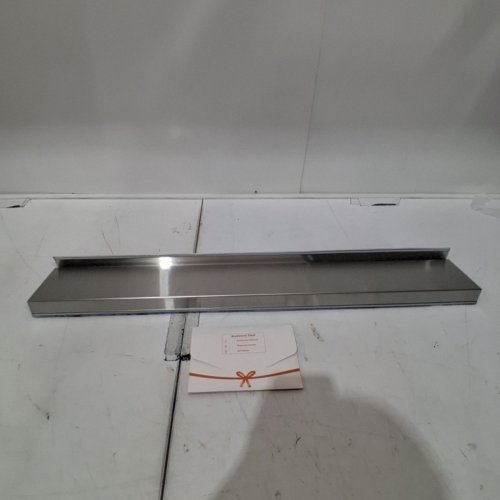 MAGNETIC STAINLESS STEEL STOVE TOP SHELF AND SPICE RACK - 30" - SILVER image 2