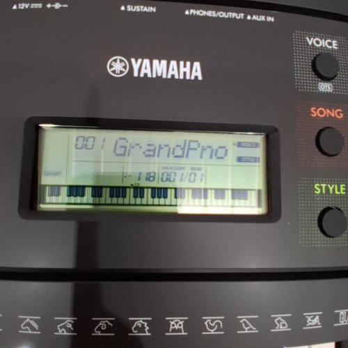 YAMAHA 61-KEY PORTABLE ELECTRIC KEYBOARD WITH LESSON FUNCTION, SMART CHORD, & RECORD FUNCTION - BLACK (MODEL: PSR-E283) image 2
