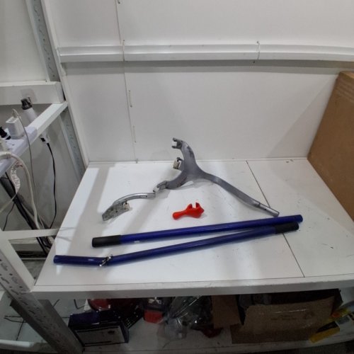 TIRE CHANGER MOUNT DEMOUNT BEAD TOOL NYLON ROLLERS 22.5" - 24.5" - BLUE (MODEL: XJC-008) image 2
