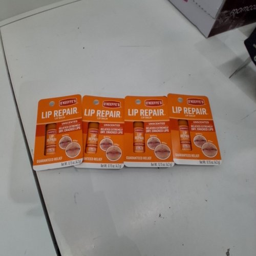 4PK O'KEEFFE'S UNSCENTED LIP BALM FOR DRY CRACKED LIPS - 0.15 OZ EACH image 2