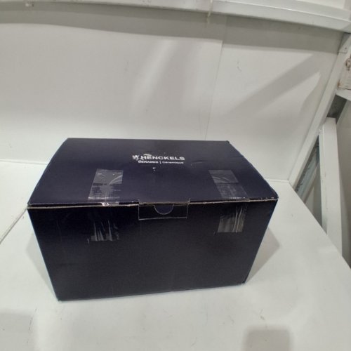 7PC HENCKELS CERAMIC BAKEWARE SET - 2 BOWLS/2 RAMEKINS/PIE DISH/LOAF PAN/RECTANGULAR DISH - BLUE/WHITE image 5