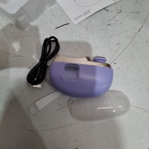 UNBRANDED MULTIFUNCTIONAL ELECTRIC NAIL MACHINE, 2-IN-1 NAIL TRIMMER AND FILE WITH LED LIGHT - FOR ALL AGES - PURPLE (MODEL: CH-705) image 4