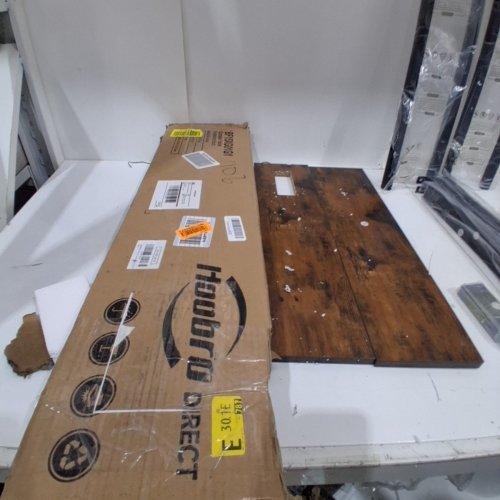 HOOBRO NARROW CONSOLE TABLE WITH POWER OUTLETS AND USB PORTS -47" X 31" - BROWN/BLACK (MODEL:BF15XG01G1) image 4