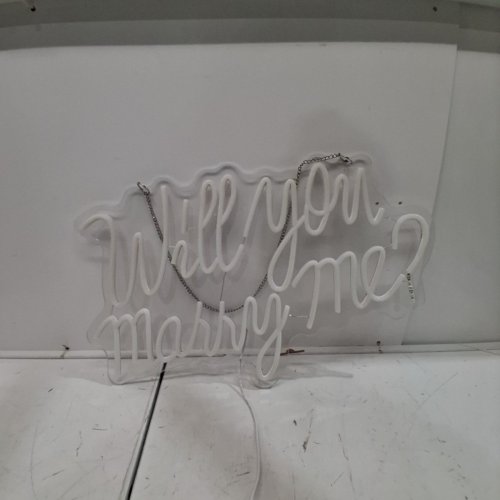 LED "WILL YOU MARRY ME" PROPOSAL SIGN - 20" image 3