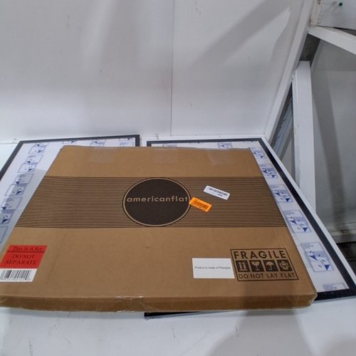 2PK AMERICANFLAT PLEXIGLASS SLIM PICTURE FRAME - 17" X 23" - BLACK image 3