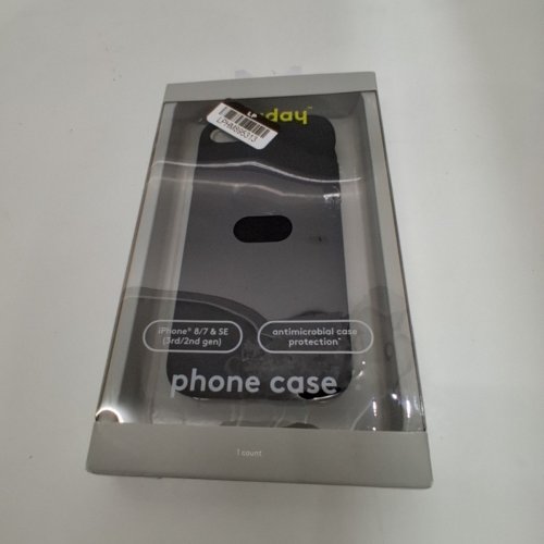 HEYDAY SILICONE CASE FOR IPHONE 7/8/SE (2ND/3RD GEN) - BLACK image 2