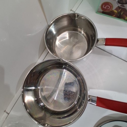 3PC VERKA MILK AND SAUCE PAN - STAINLESS STEEL ( MODEL:1801162) image 3