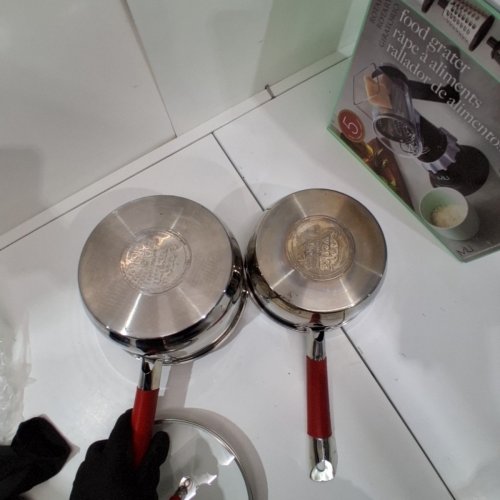 3PC VERKA MILK AND SAUCE PAN - STAINLESS STEEL ( MODEL:1801162) image 4