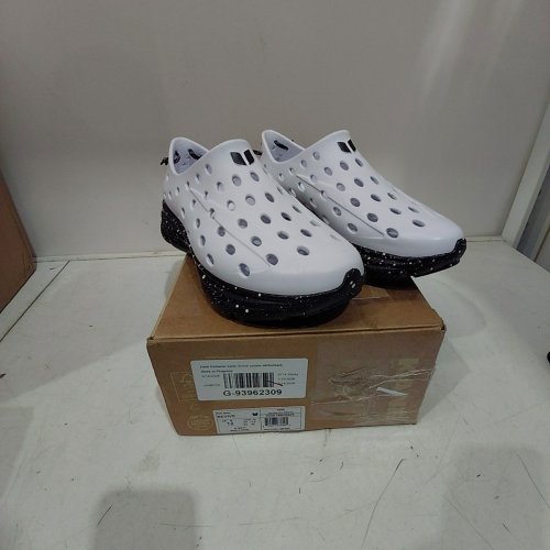 UNISEX KANE REVIVE ACTIVE RECOVERY SHOE - SIZE 12 (WOMEN SIZE 14) - BLACK/WHITE SPECKLE. image 2