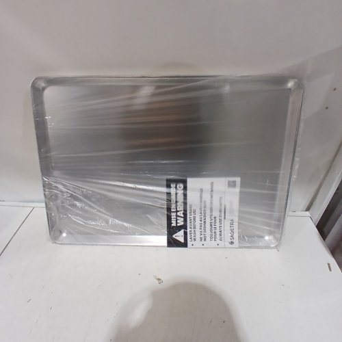 SAGETRA PERFORATED ALUMINUM BUN TRAY - 26" X 18" - SILVER image 4