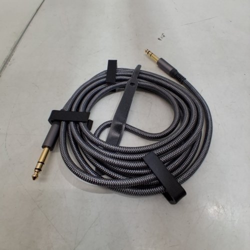 2PC GUITAR CABLE - 10FT - GREY (MODEL: AU-6M6MGS-2P) image 3