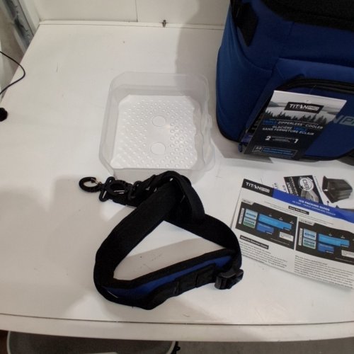TITAN PRO TRIPLE ZIPPERLESS COOLER - 48 CANS - BLUE image 3