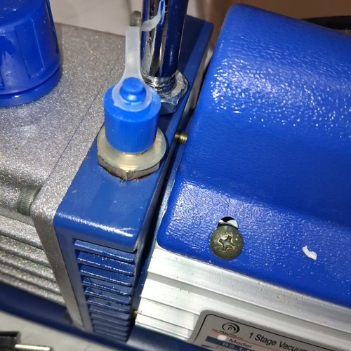 PBAAUTOS VACUUM PUMP AND 3-WAY MANIFOLD GAUGE SET FOR REFRIGERATION RECHARGING & MAINTENANCE- 4 CFM, 1/3 H/P, 600PSI - BLUE (MODEL: ‎4CFM-01LT) image 5