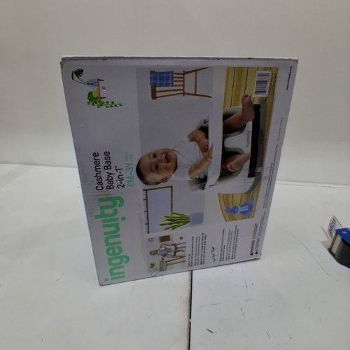 INGENUITY BABY BASE 2-IN-1 SEAT BOOSTER FEEDING SEAT - CASHMERE/WHITE (MODEL: 10678) image 3
