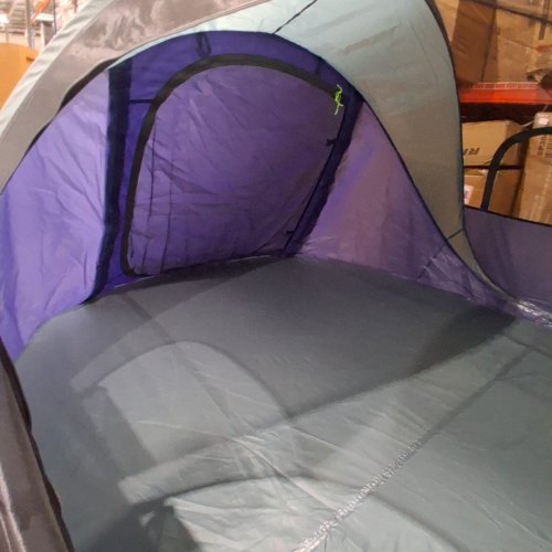 RIVENLO AUTOMATIC SETUP WATERPROOF DOUBLE-LAYER POP UP TENT WITH CARRY BAG - 5-6 PERSON - BLUE / GREY image 4