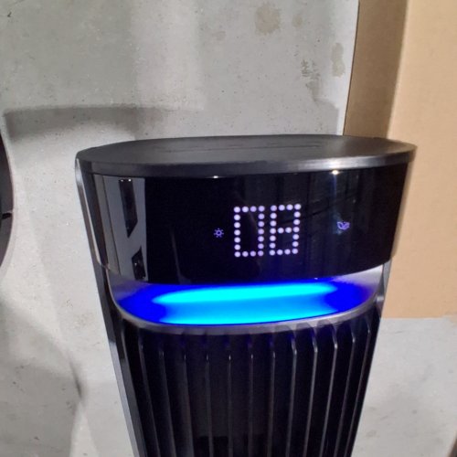 GOVEELIFE APP CONTROL TOWER FLOOR FAN WITH 5 MODES 12 SPEEDS - 42" - BLACK (MODEL: H7105) image 2