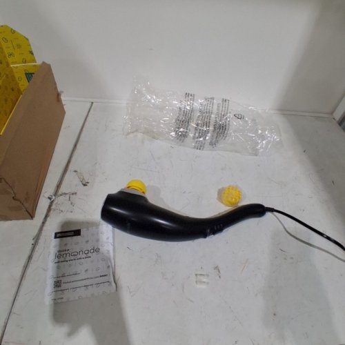 MAKE LEMONADE PERCUSSION HANDHELD MASSAGER - 120 V - BLACK & YELLOW (MODEL: 11HM-200BK) image 4