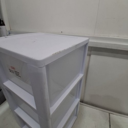 STERILITE BASIC 3-DRAWER CART TOWER - 24" X 14" - WHITE (MODEL: 2830) image 3