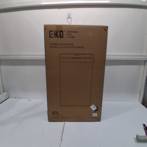 EKO NOVA SENSOR AUTOMATIC STAINLESS STEEL GARBAGE CAN WITH BAGS - 80L - BLACK image 7