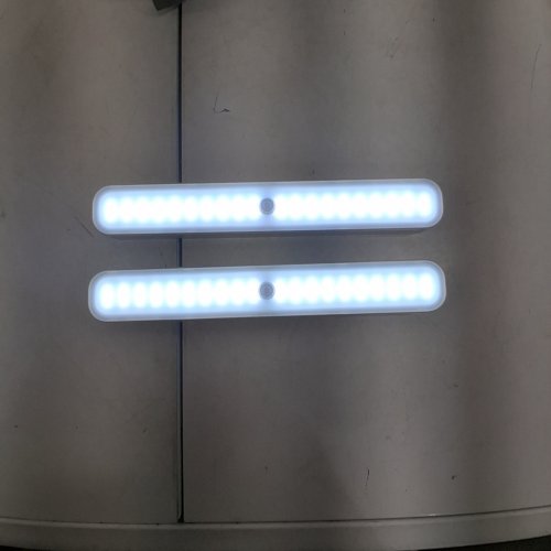 2PK WILLED RECHARGABLE UNDER CABINET LIGHTS WITH MOTION SENSOR - 6000K - 9.5" - WHITE image 2