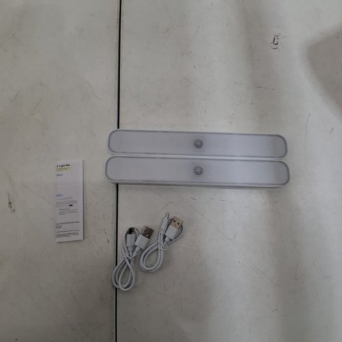 2PK WILLED RECHARGABLE UNDER CABINET LIGHTS WITH MOTION SENSOR - 6000K - 9.5" - WHITE image 4