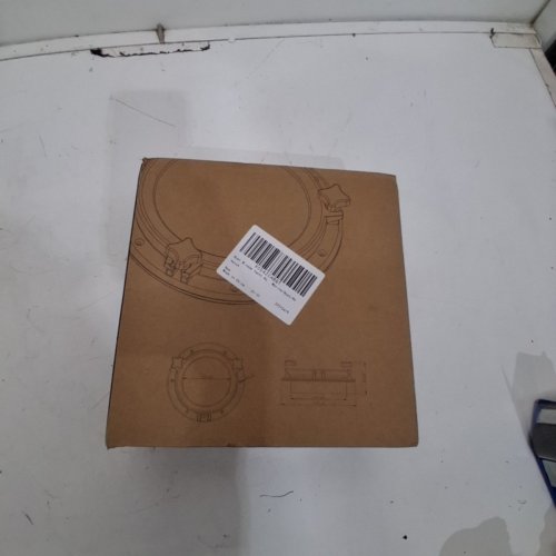 MARINE GRADE ROUND PORTHOLE WINDOW HATCH FOR BOATS - 6.33" X 3.54" - BLACK image 2