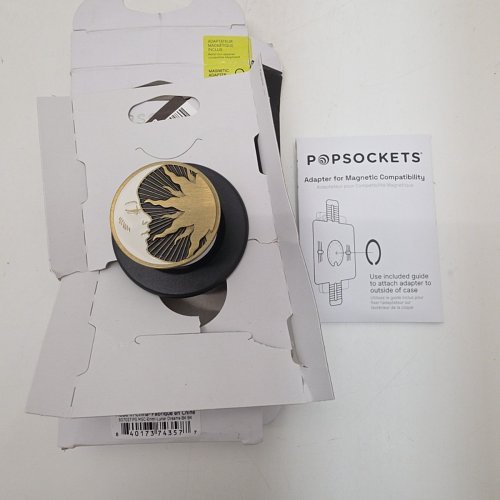 POPSOCKETS MAGNETIC POPGRIP AND STAND FOR MAGSAFE WITH ADAPTER - ENAMEL LUNAR DREAMS image 2
