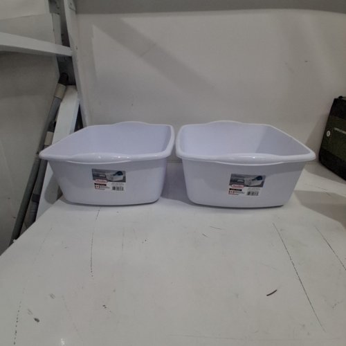 3PK STERILITE DISHPAN - 12QT - WHITE image 2