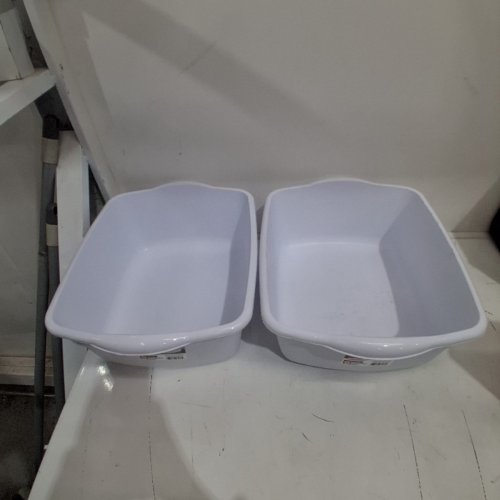 3PK STERILITE DISHPAN - 12QT - WHITE image 3