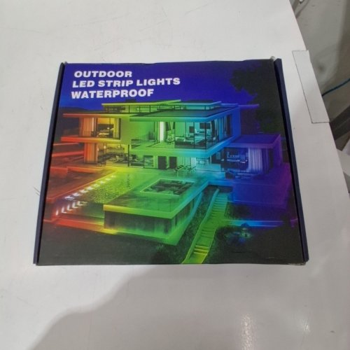 LETIANPAI RGB OUTDOOR LED STRIP LIGHT WITH APP & MUSIC SYNC - IP68 WATERPROOF - 24V/2A - 200FT (MODEL: XVG9) image 2