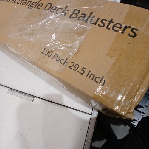 100PK ALUMINUM RECTANGLE DECK BALUSTERS - 29.5" - BLACK image 3