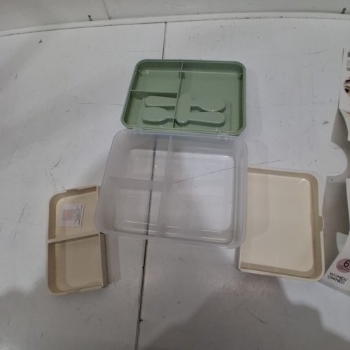 MELII 2-TIER BENTO LUNCH BOX - SAGE GREEN image 2