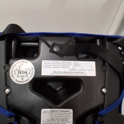 DIONO SOLANA ESSENTIALS BACKLESS BOOSTER SEAT - BLUE SURGE (MODEL: 32065-NA-01) image 2