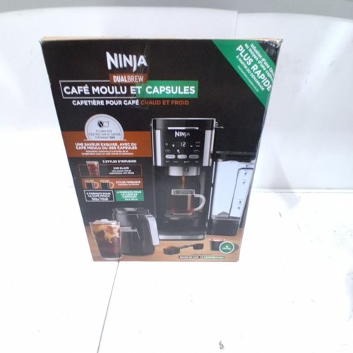 NINJA DUALBREW 2-IN-1 HOT & ICED COFFEE MAKER - 12 CUP CARAFE - BLACK (MODEL: CFP101C) image 5