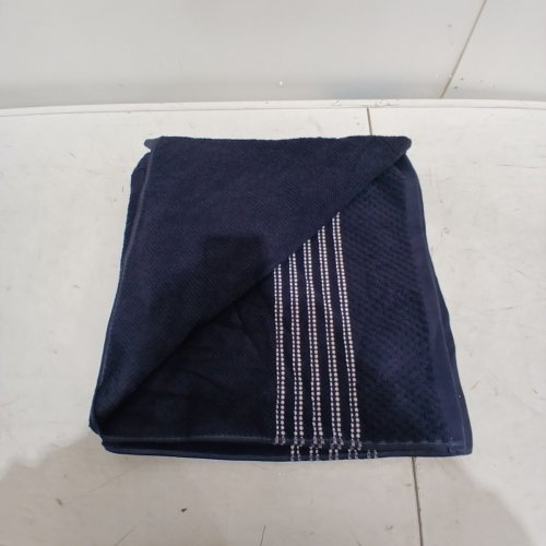 GLUCKSTEIN STUDIO STRIPED TOWEL - 35" X 70" - NAVY BLUE (ITEM: 1176688) image 3